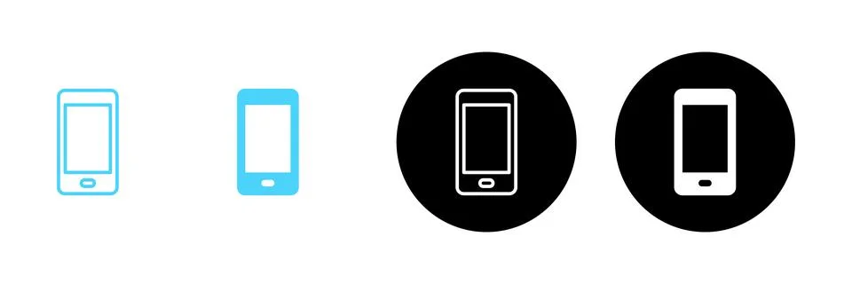 Phone icon vector. Call sign and symbol. telephone symbol Stock Illustration