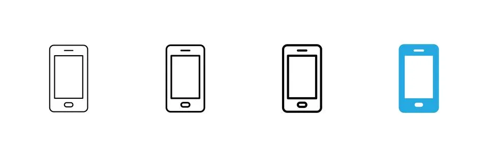 Phone icon vector. Call sign and symbol. telephone symbol Stock Illustration
