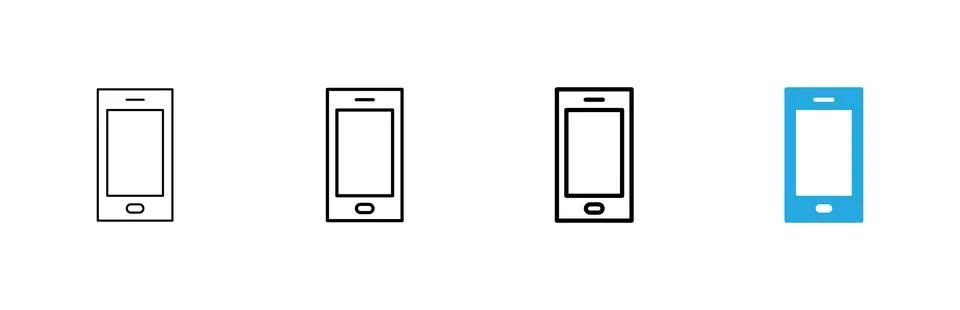 Phone icon vector. Call sign and symbol. telephone symbol Stock Illustration