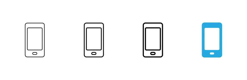 Phone icon vector. Call sign and symbol. telephone symbol Stock Illustration