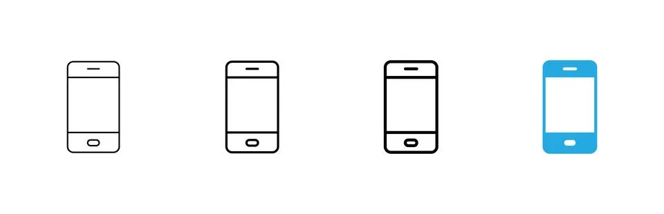 Phone icon vector. Call sign and symbol. telephone symbol Stock Illustration