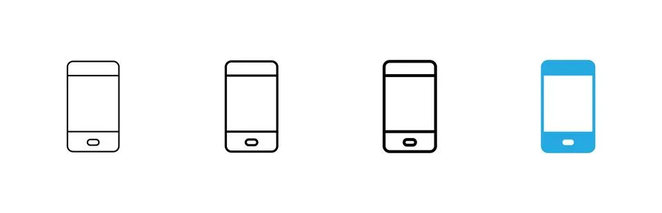 Phone icon vector. Call sign and symbol. telephone symbol Stock Illustration