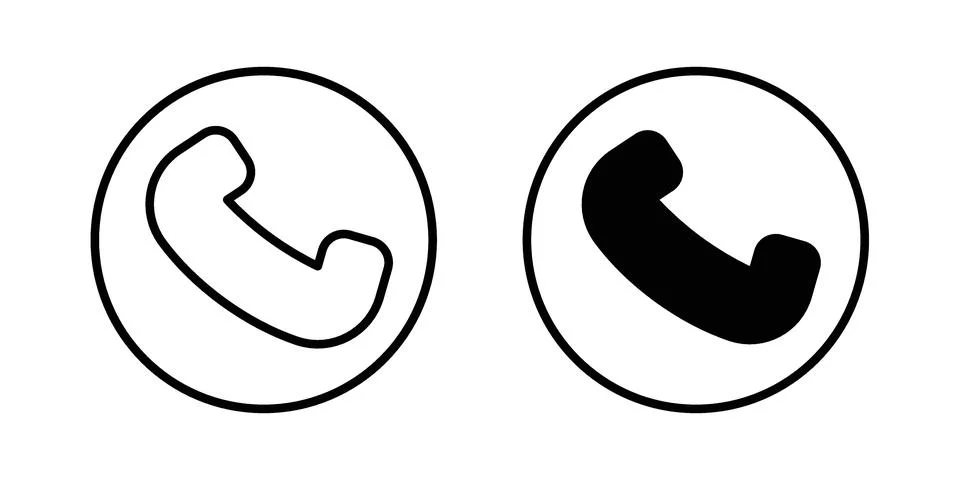 Phone icon vector design illustrations Stock Illustration