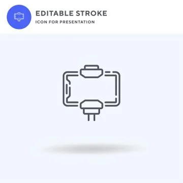 Phone icon vector, filled flat sign, solid pictogram isolated on white, logo  Stock Illustration