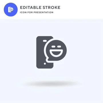 Phone icon vector, filled flat sign, solid pictogram isolated on white, logo Illustrazione stock