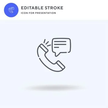 Phone icon vector, filled flat sign, solid pictogram isolated on white, logo Stock Illustration