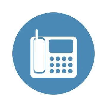 Phone Icon Vector flat design style Stock Illustration