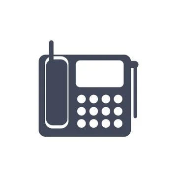 Phone Icon Vector flat design style Stock Illustration