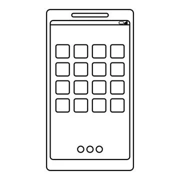 Phone icon vector Stock Illustration