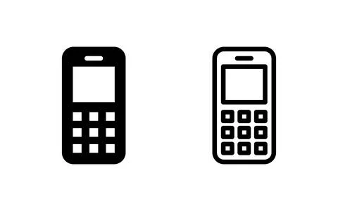 Phone icon vector illustration. Call sign and symbol. telephone symbol Stock Illustration