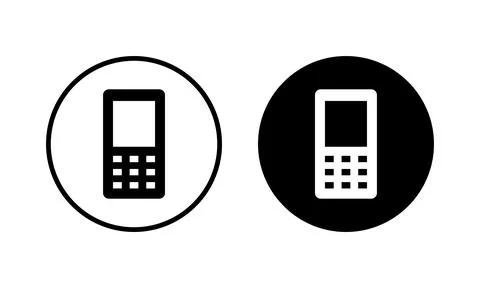 Phone icon vector illustration. Call sign and symbol. telephone symbol Stock Illustration