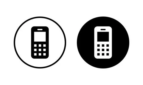 Phone icon vector illustration. Call sign and symbol. telephone symbol Stock Illustration