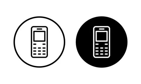 Phone icon vector illustration. Call sign and symbol. telephone symbol Stock Illustration