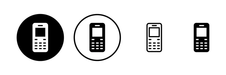 Phone icon vector illustration. Call sign and symbol. telephone symbol Stock Illustration