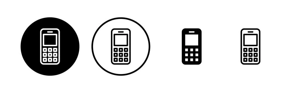 Phone icon vector illustration. Call sign and symbol. telephone symbol Stock Illustration
