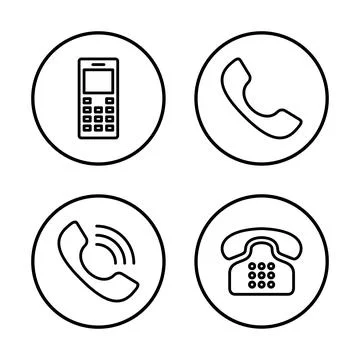 Phone icon vector isolated on white background. Phone vector icon. Mobile p.. Stock Illustration