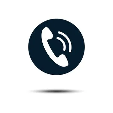 Phone Icon Vector Logo Template. Flat Illustration Trendy Design. Stock Illustration
