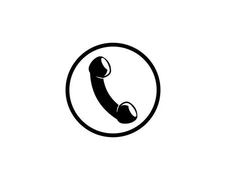 Phone Icon Vector Logo Template Stock Illustration