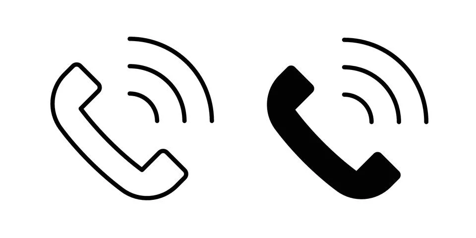 Phone icon for web projects Stock Illustration