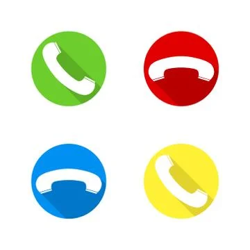 Phone icons Stock Illustration