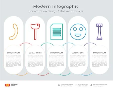 Phone infographics design Stock Illustration