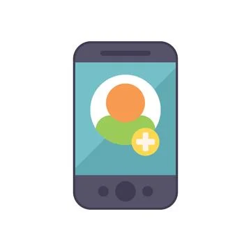 Phone interface icon flat vector. Email message 库存插图