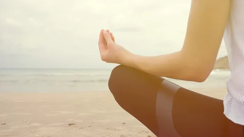 Phone interrupts in the middle of relaxation Stock Footage 88356671