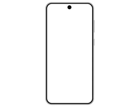 A phone iphone in a transparent background in vector format Stock Illustration