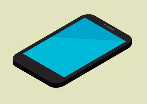 Phone isometric Stock Illustration