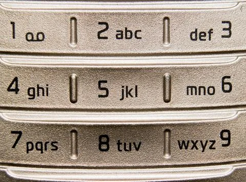 Phone keyboard Stock Photos