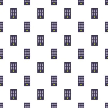 Phone keypad pattern and dial pad background Illustrazione stock