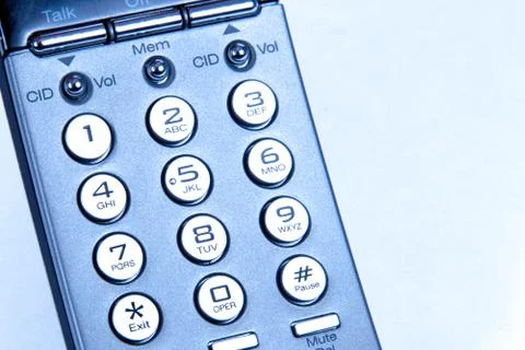 Phone keypad Stock Photos