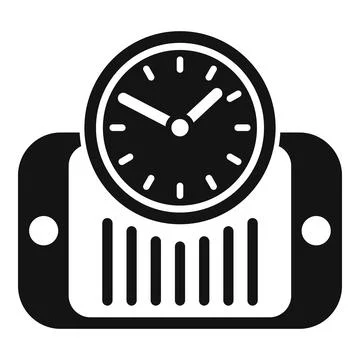 Phone late work icon simple vector. Online business イラスト素材