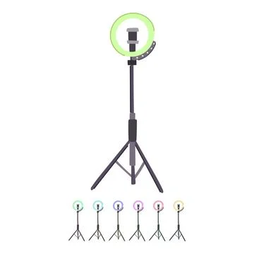 Phone light ring vector cartoon graphic 스톡 일러스트