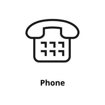 Phone line icon Illustrazione stock