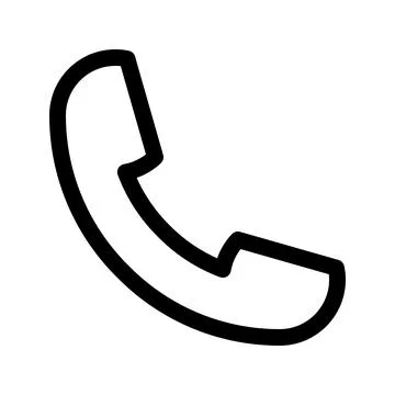 Phone line icon. Vector graphics Stock Illustration