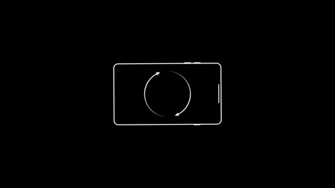 Phone Loading Loop Animation Stock Footage 305907126
