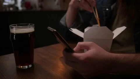 The phone in the man's hand Stock Footage 223884151