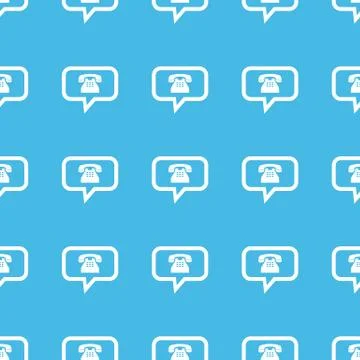 Phone message straight pattern Stock Illustration