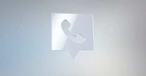 Phone Message White 3d Icon 4K Stock Footage 66508729