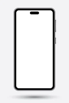 Phone, mobile, vector, telephone background. Blank screen illustration for .. Stock Illustration