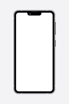 Phone, mobile, vector, telephone background. Blank screen illustration for .. Stock Illustration