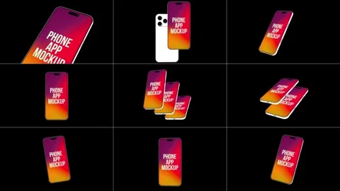 Phone Mockup Pack Stock After Effects