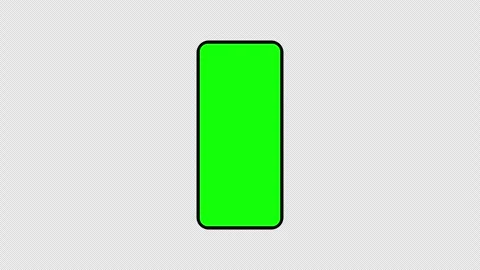 Phone Mockup Slide with Green Screen Stock Footage 335829539