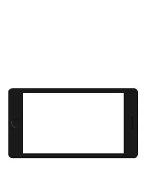 Phone mockup white backdrop 스톡 일러스트