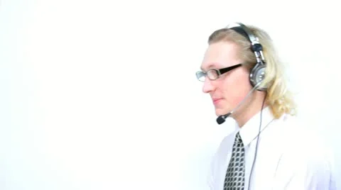 Phone operator Stock Footage 18182224