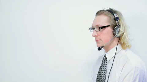 Phone operator Stock Footage 18182225