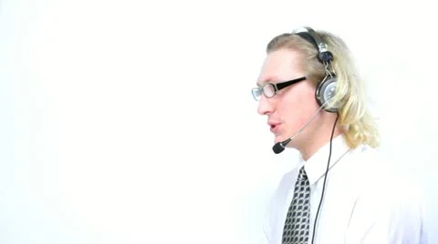 Phone operator Stock Footage 18182232