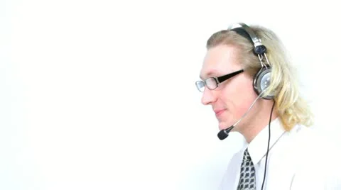 Phone operator Stock Footage 18182233