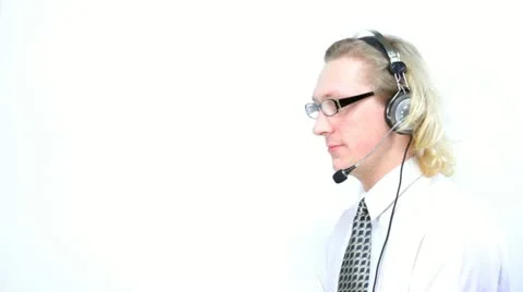 Phone operator Stock Footage 18182236